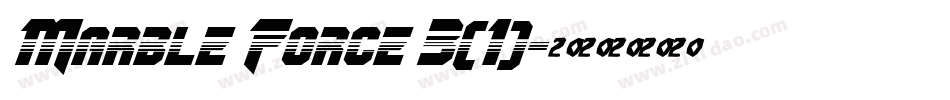 Marble Force 3(1)字体转换